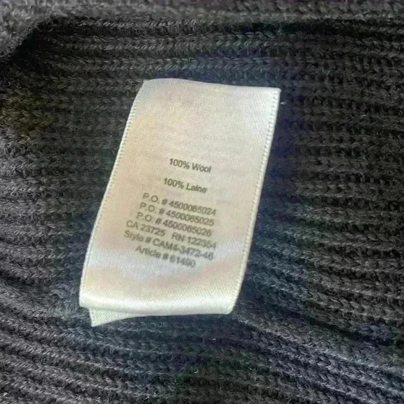 Wilfred from Aritzia 100% Wool, Yarn From Italy, Long Cardigan Black Women's M - Picture 10 of 10